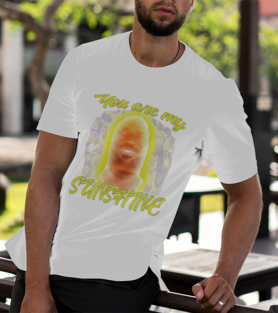 You Are My Sunshine Lebron James Lakers Basketball Lebonbon T-Shirt
