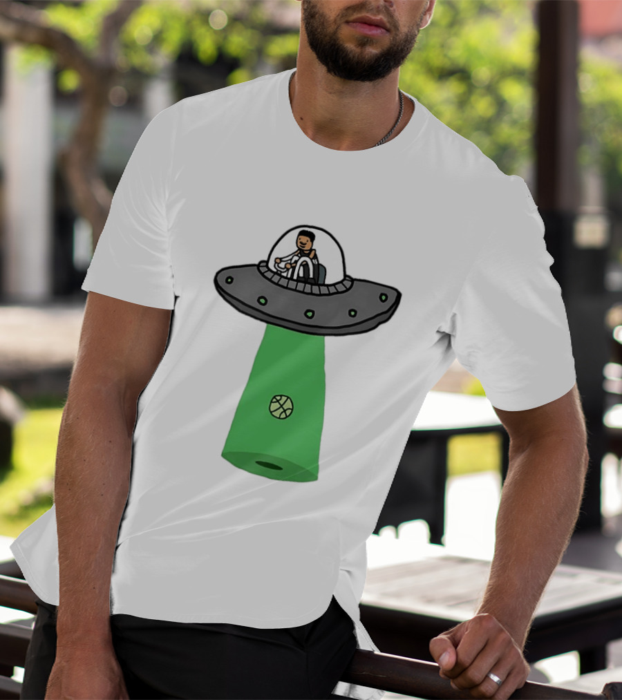 San Antonio Spurs Victor Wembanyama Wemby Extraterrestrial UFO Basketball T-Shirt