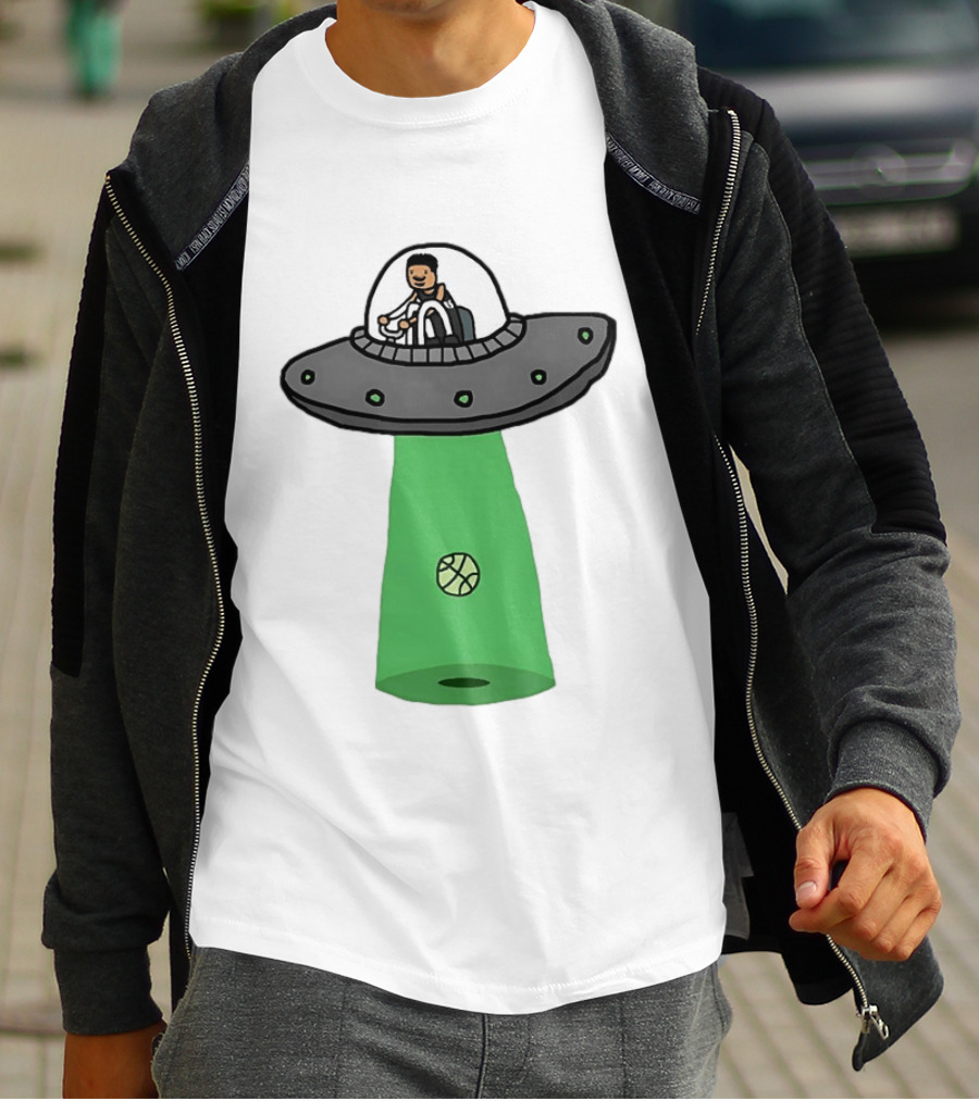 San Antonio Spurs Victor Wembanyama Wemby Extraterrestrial UFO Basketball T-Shirt