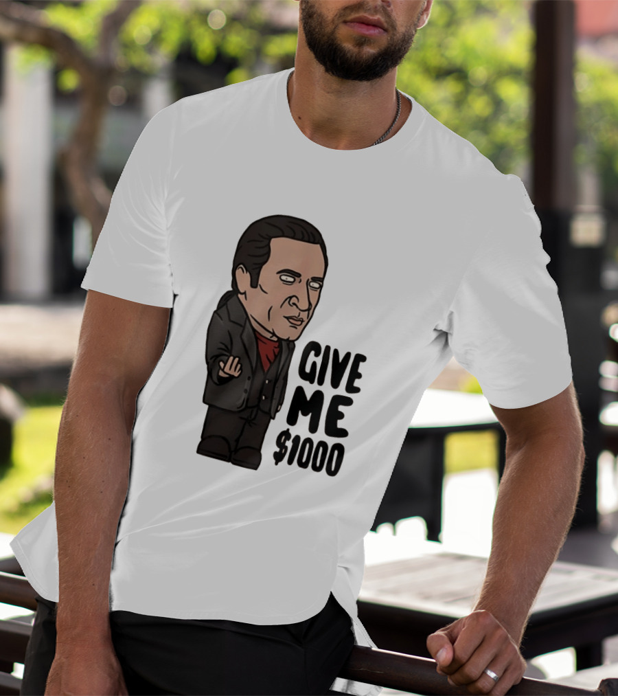The Sopranos Furio Giunta Cartoon Give Me $1000 T-Shirt
