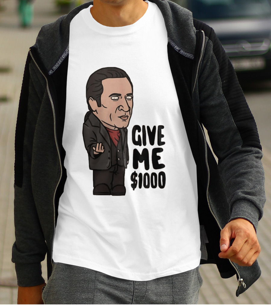 The Sopranos Furio Giunta Cartoon Give Me $1000 T-Shirt
