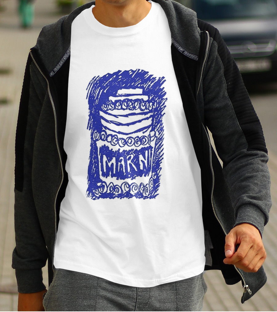 Travis Kelce 30th Anniversary Marni Runway Cool Collaboration T-Shirt