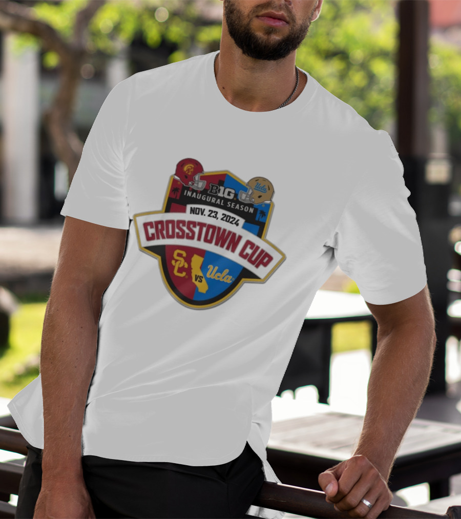 USC Trojans Vs UCLA Crosstown Cup Big 10 Inaugural Season Nov 23 2024 T-Shirt