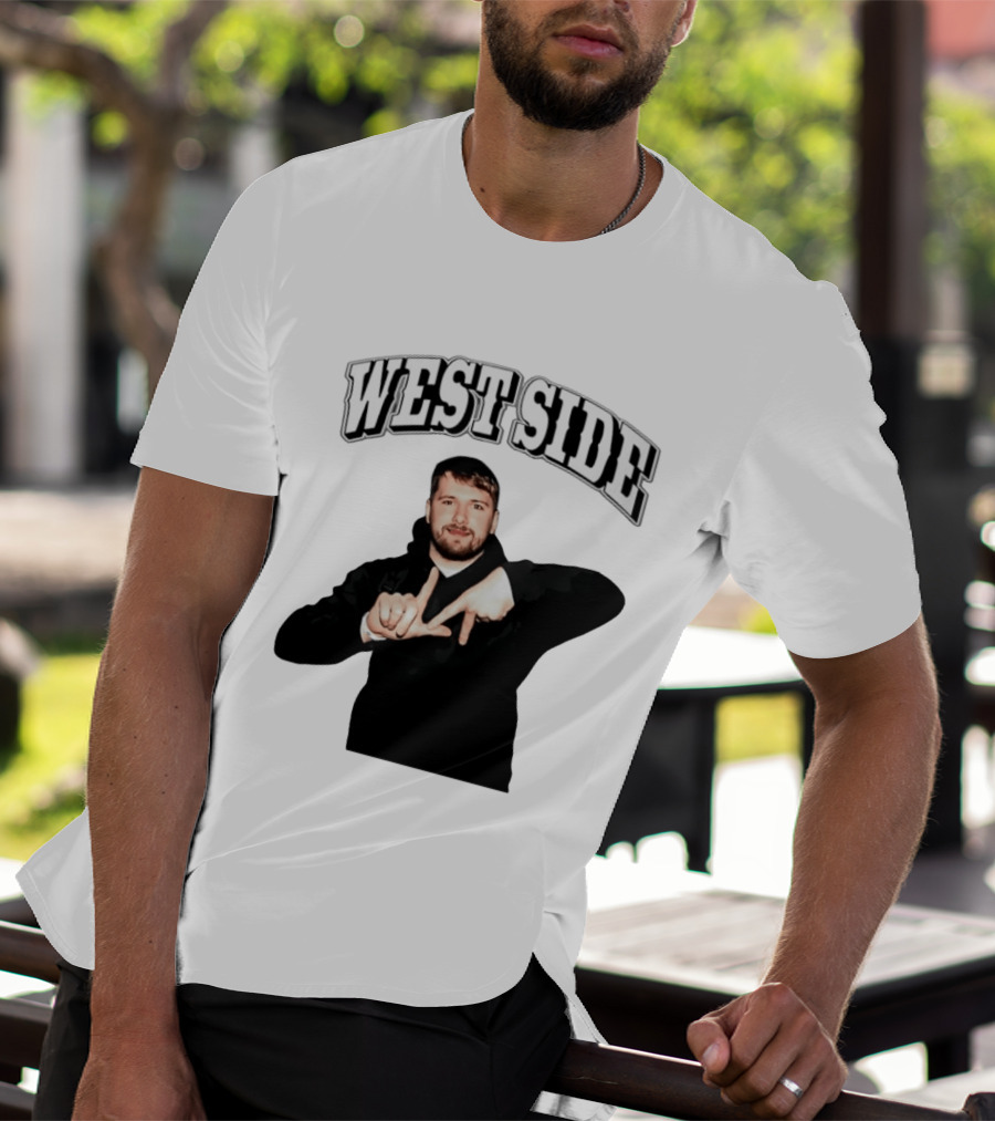 Luka Doncic Westside LA Hand Lakers T-Shirt