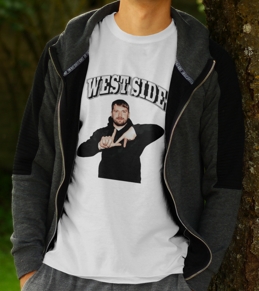 Luka Doncic Westside LA Hand Lakers T-Shirt