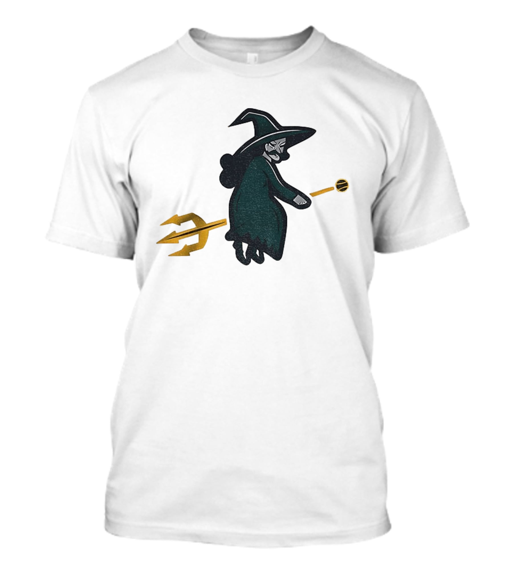 Witches Rally Seattle Mariners MLB Baseball 2025 Cartoon Trident Broomstick T-Shirt