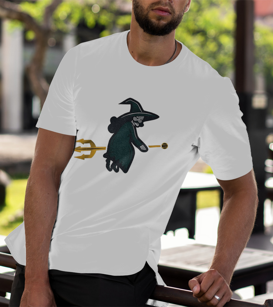 Witches Rally Seattle Mariners MLB Baseball 2025 Cartoon Trident Broomstick T-Shirt