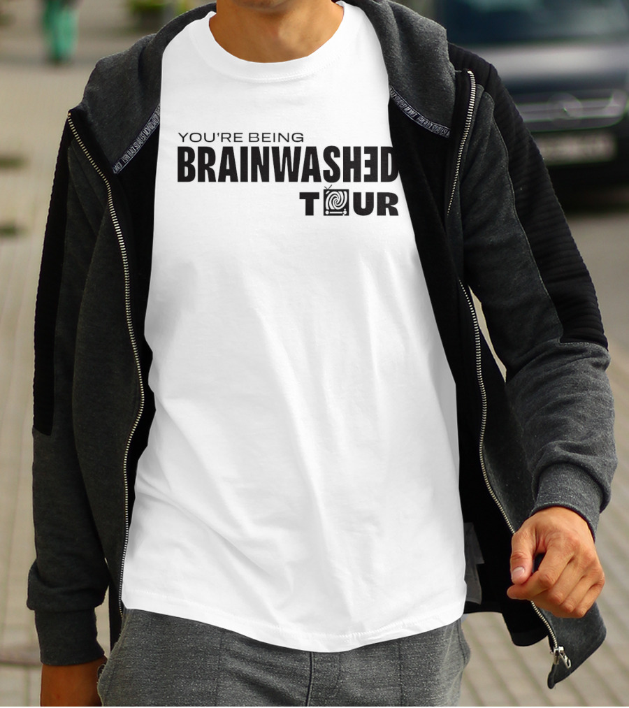 You're Being Brainwashed Tour TV Swirl T-Shirt