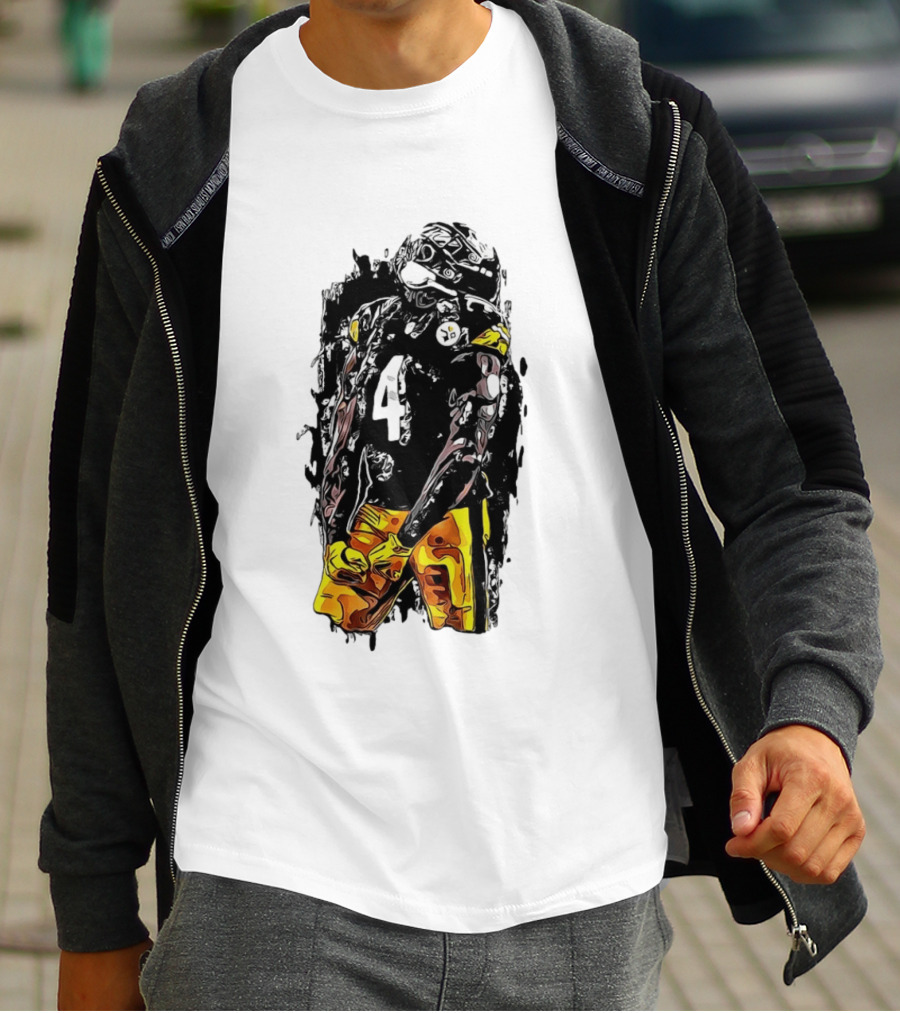 Zecharius Metcalf Metcalf Pittsburgh Steelers Black And Gold 4 DK T-Shirt