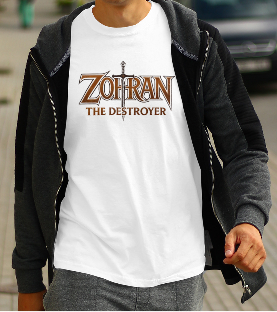 Zohran The Destroyer Mamdani For New York Sword T-Shirt