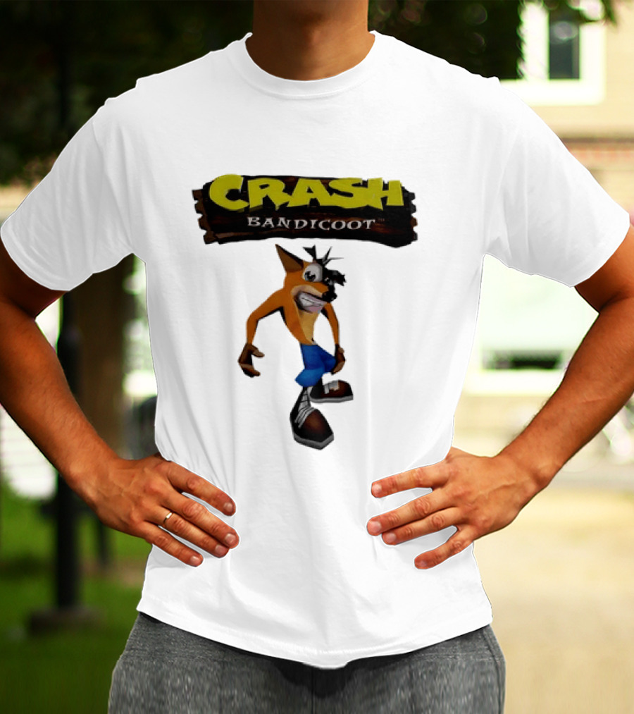 Crash Bandicoot Video Game Classic Gaming T-Shirt
