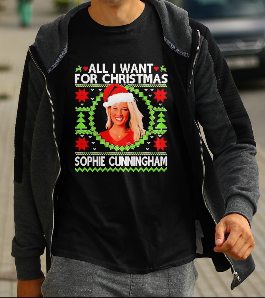 All I Want For Christmas Sophie Cunningham Holiday Sweater T-Shirt