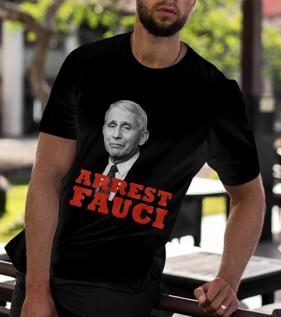 Arrest Dr Fauci Meme Face T-Shirt
