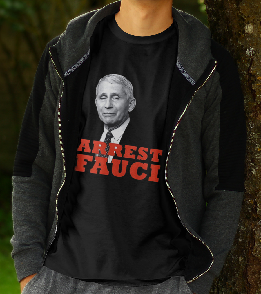 Arrest Dr Fauci Meme Face T-Shirt