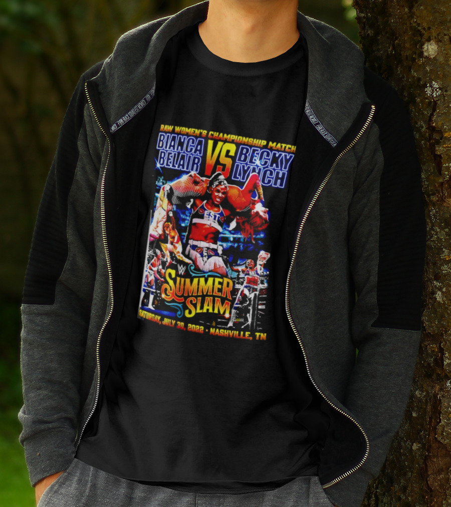 SummerSlam 2022 Bianca Belair Vs Becky Lynch Championship Match T-Shirt