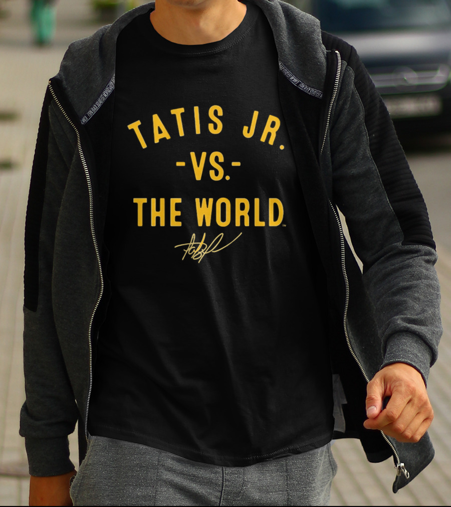 Tatis Jr Vs The World San Diego Padres Signature T-Shirt