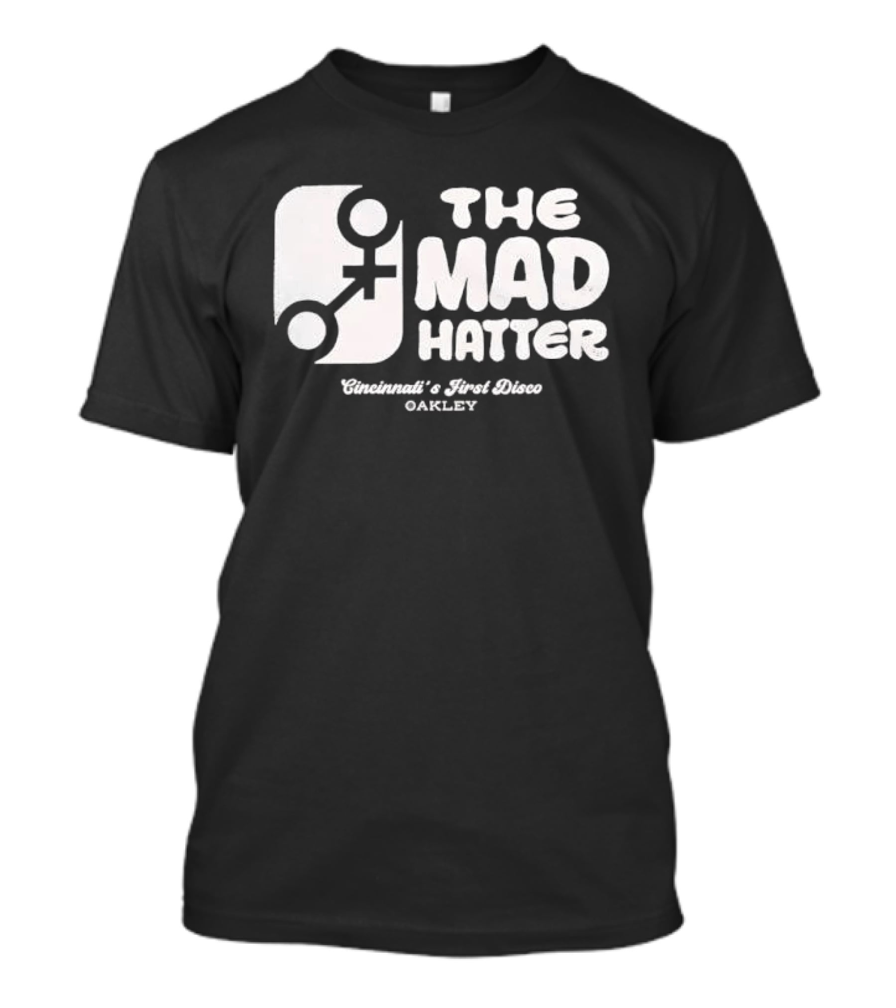 The Mad Hatter Cincinnati's First Disco Oakley T-Shirt