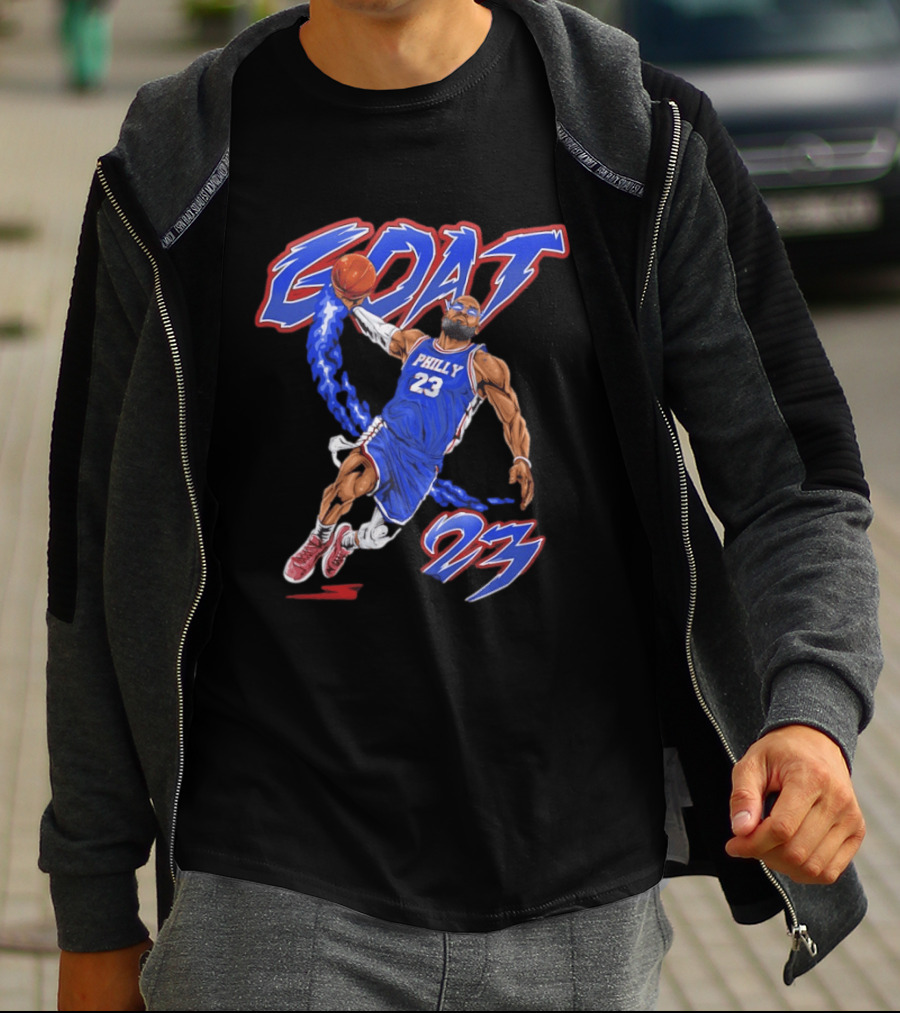 LeBron James Philly 23 GOAT Planet Euphoria Limited Edition T-Shirt