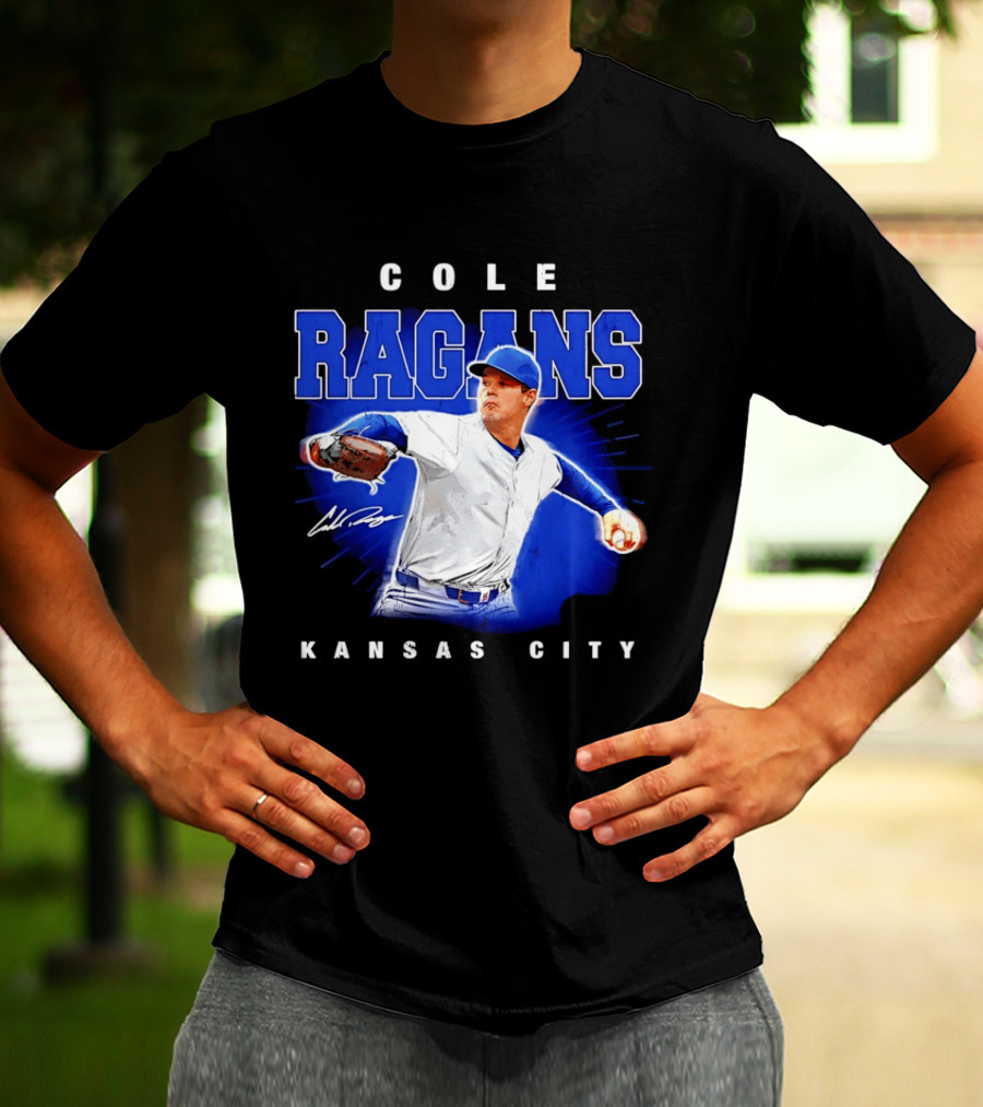 Cole Ragans Iconic Kansas City Pitcher Baseball Performance T-Shirt