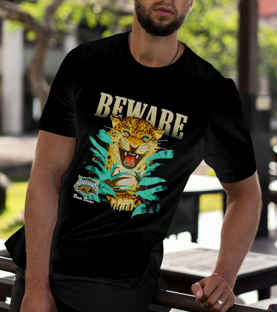 Jacksonville Jaguars Beware Logo Puma Blanca T-Shirt
