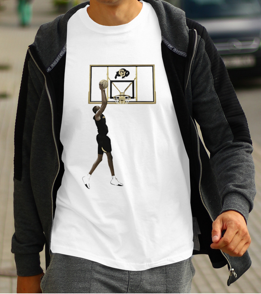 Colorado Buffaloes Bangot Dak Dunk Basketball Team T-Shirt