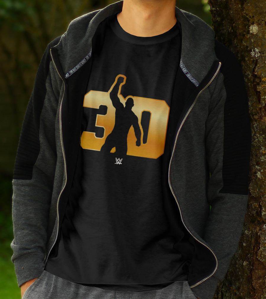 The Rock 30 WWE Years Anniversary Celebration T-Shirt