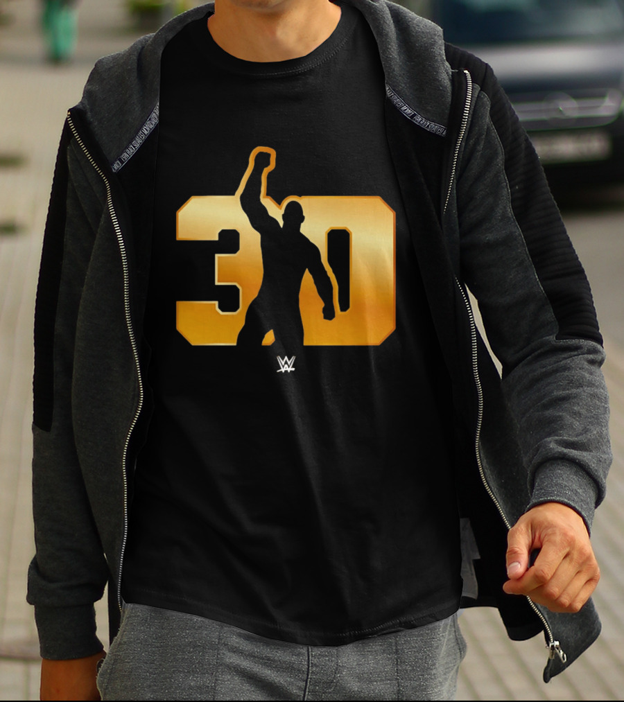 The Rock 30 WWE Years Anniversary Celebration T-Shirt