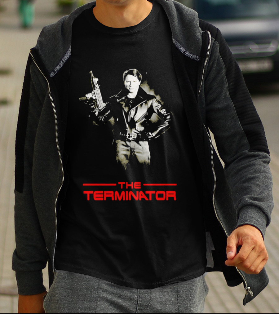 The Terminator Arnold Schwarzenegger Iconic Movie T-Shirt