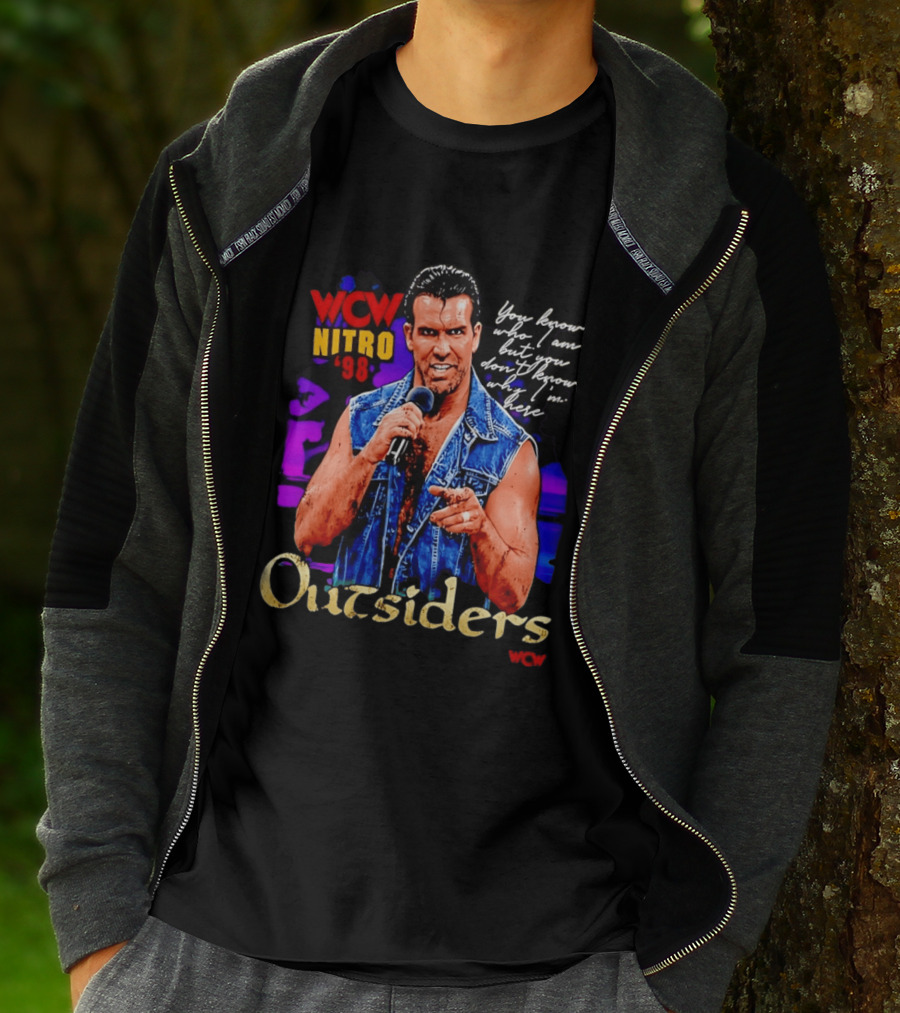 WCW Nitro '98 Scott Hall Outsiders You Know Who I Am T-Shirt
