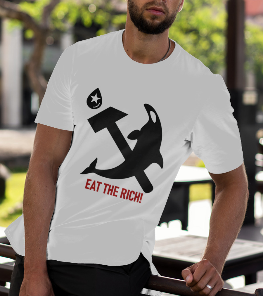Eat The Rich Orca Hammer Star T-Shirt