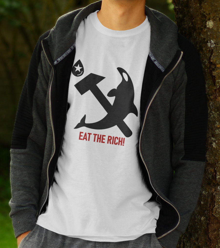 Eat The Rich Orca Hammer Star T-Shirt