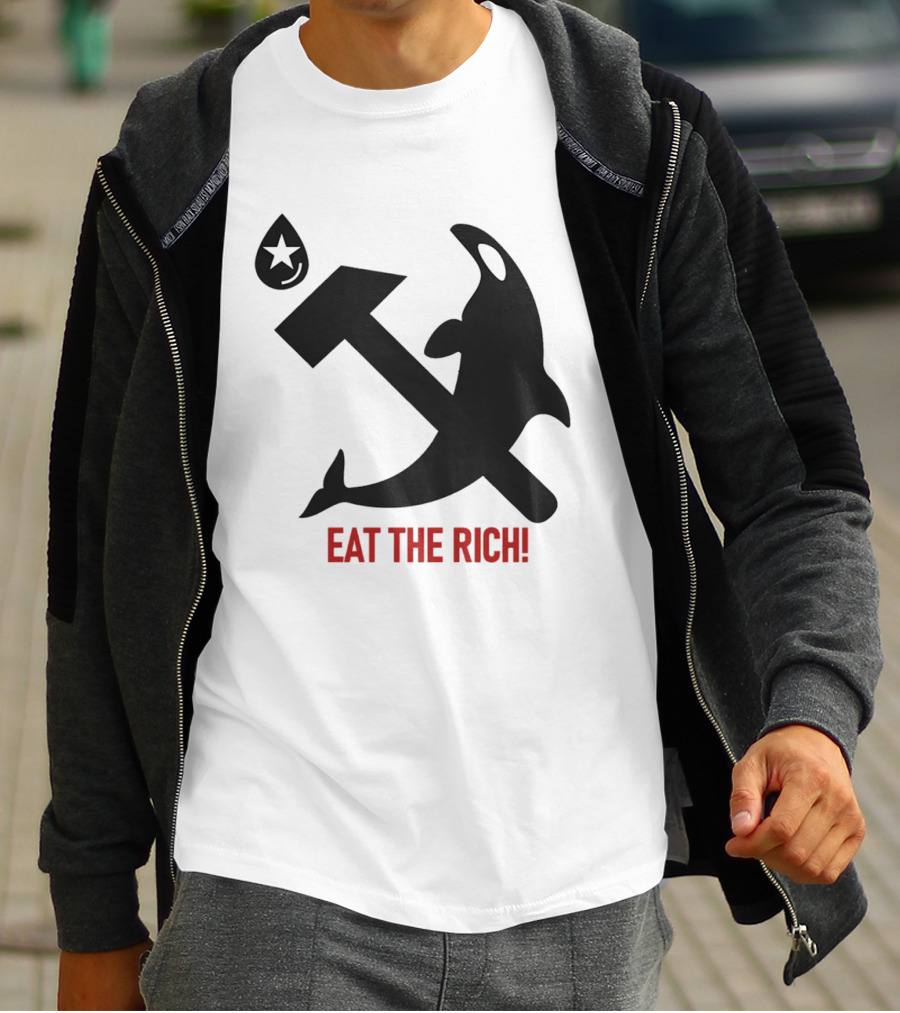 Eat The Rich Orca Hammer Star T-Shirt