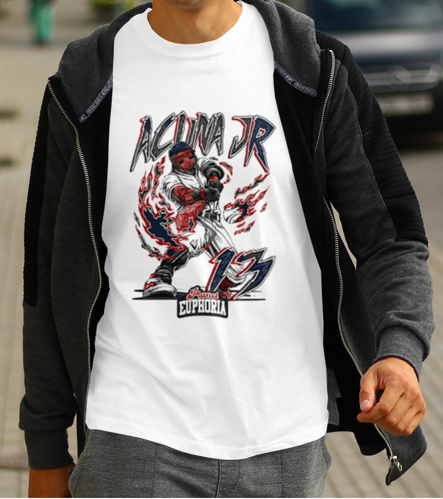 Acuna Jr 13 Euphoria Atlanta Braves T-Shirt