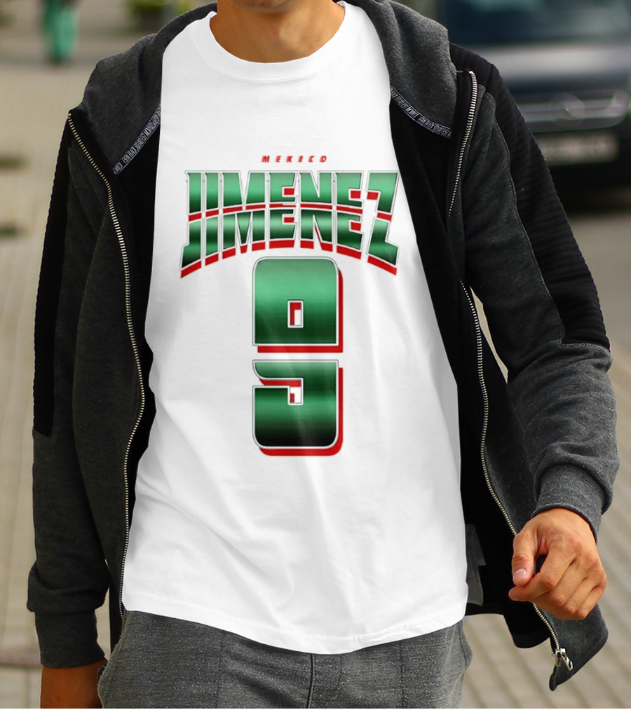 Mexico Jimenez 9 El Tri Number Name T-Shirt