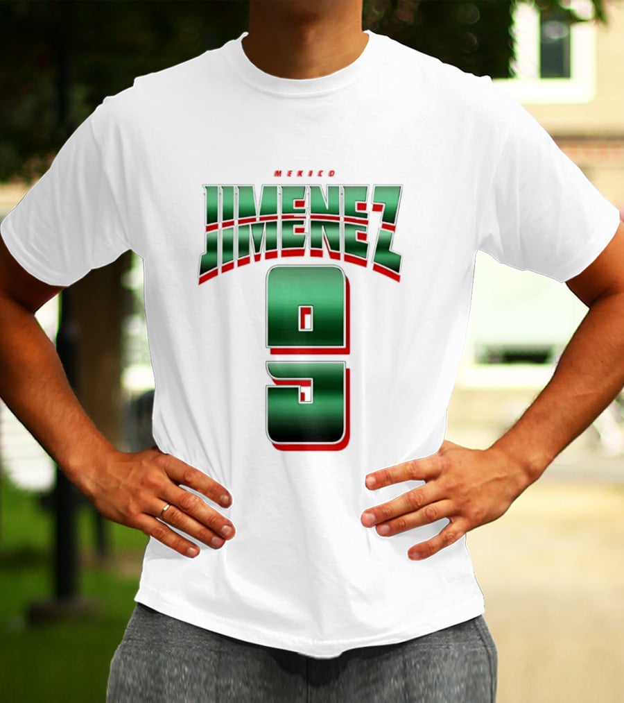 Mexico Jimenez 9 El Tri Number Name T-Shirt