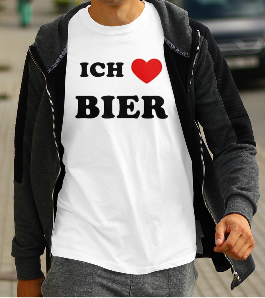 Ich Love Bier Heart Germany T-Shirt