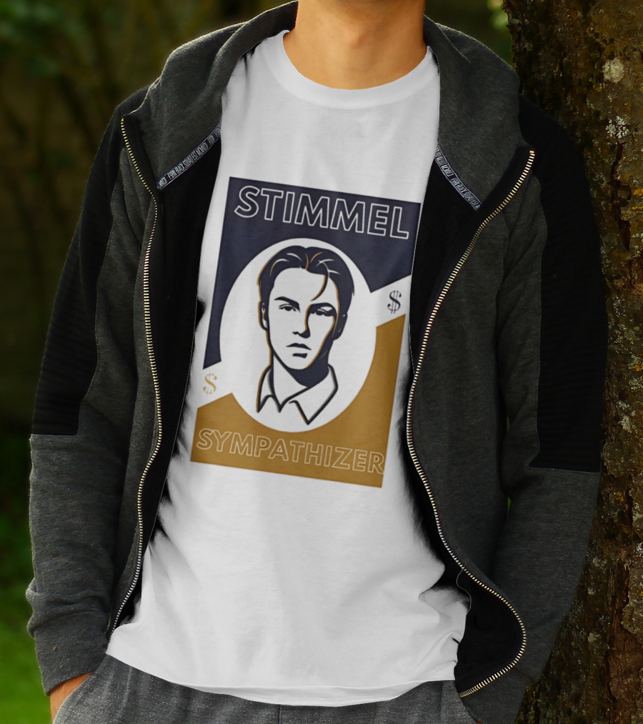 Stimmel Sympathizer Face Art With Dollar T-Shirt