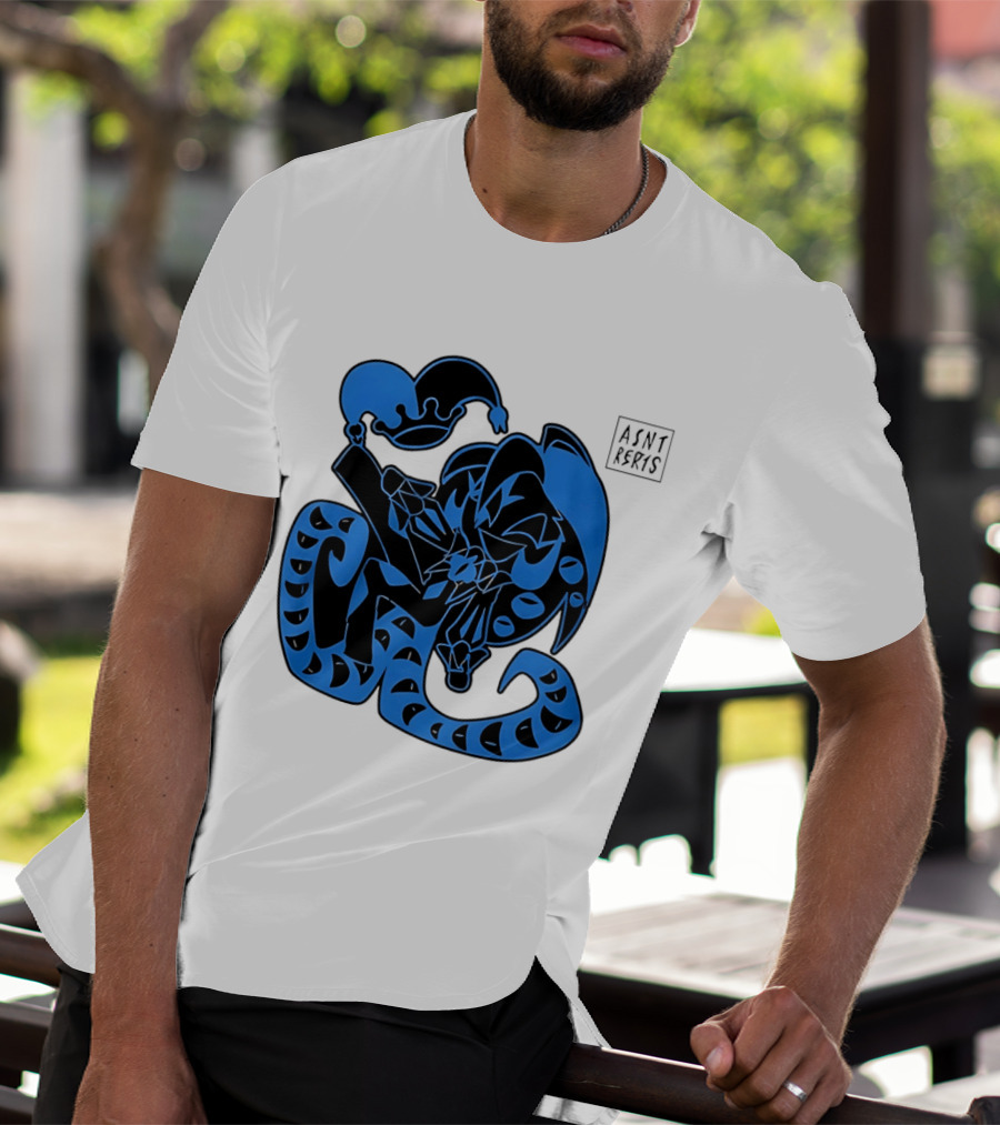 Shadow Milk Cookie Run A4NT Peeking Jester Snake T-Shirt