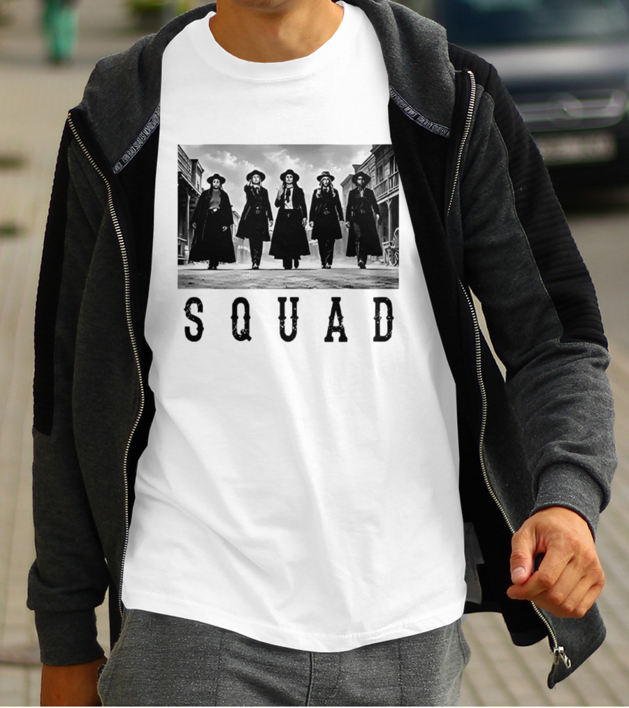 Indiana Fever Squad Caitlin Clark Lexie Hull Aliyah Boston Kelsey Mitchell Sophie Cunningham Western Walk T-Shirt