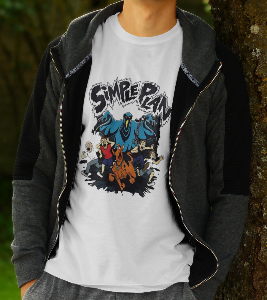 Simple Plan Scooby Doo The Bigger Than You Think Tour 2026 T-Shirt