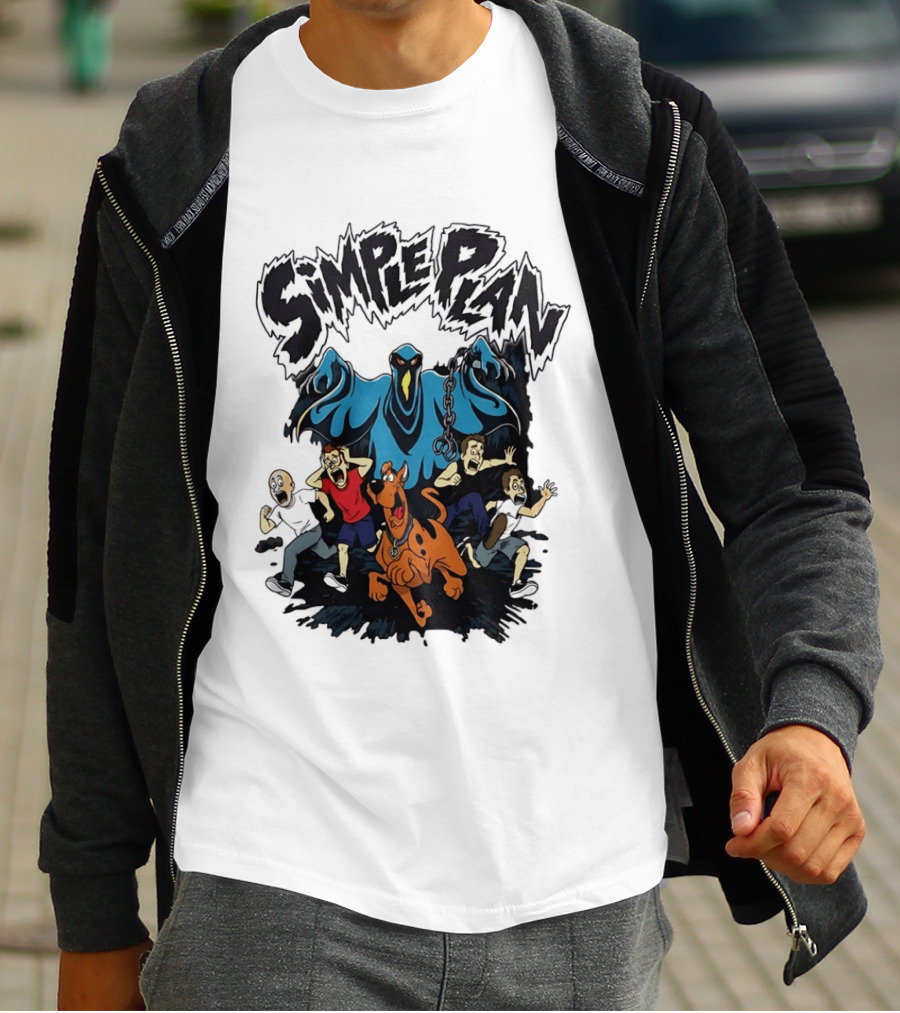 Simple Plan Scooby Doo The Bigger Than You Think Tour 2026 T-Shirt