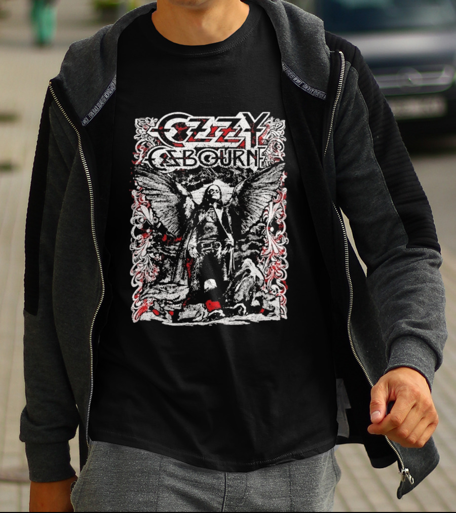 Ozzy Osbourne 2026 Prince Of Darkness Angel Wings T-Shirt