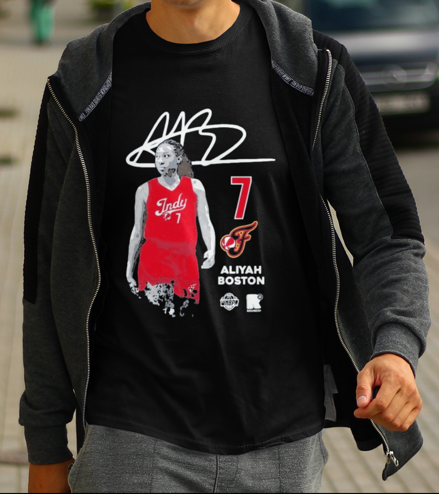 Aliyah Boston Indy 7 Indiana Fever WNBPA T-Shirt