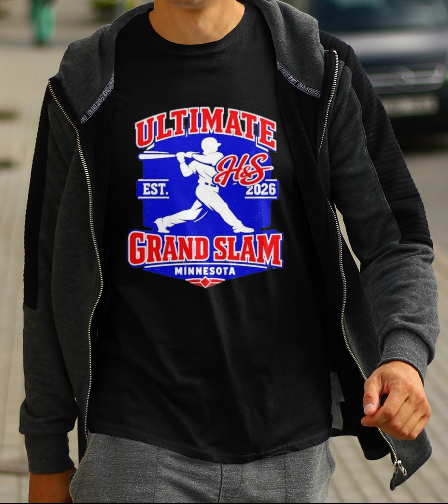 Ultimate H&S Grand Slam Baseball Minnesota Est 2026 T-Shirt