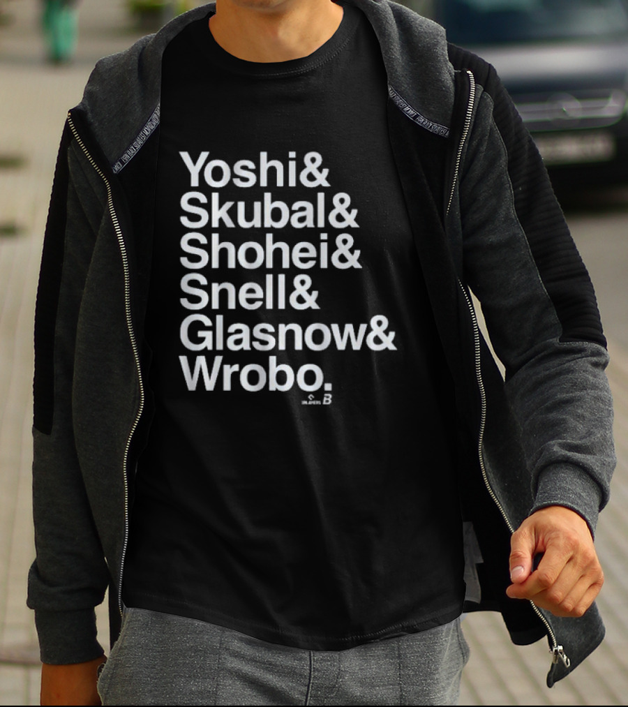 Yoshi Skubal Shohei Snell Glasnow Wrobo Ampersand List T-Shirt