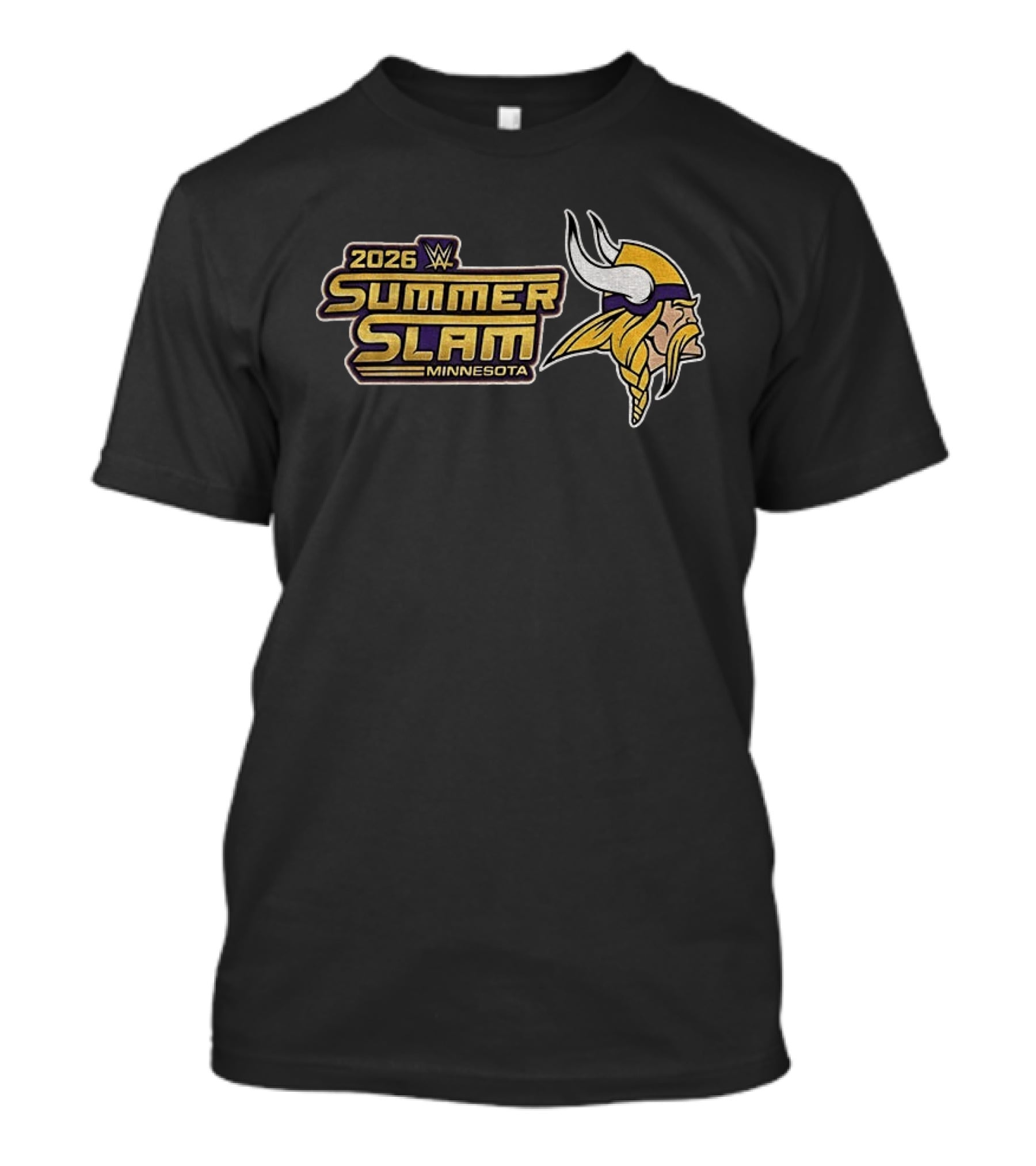 2026 WWE SummerSlam Minnesota Vikings T-Shirt
