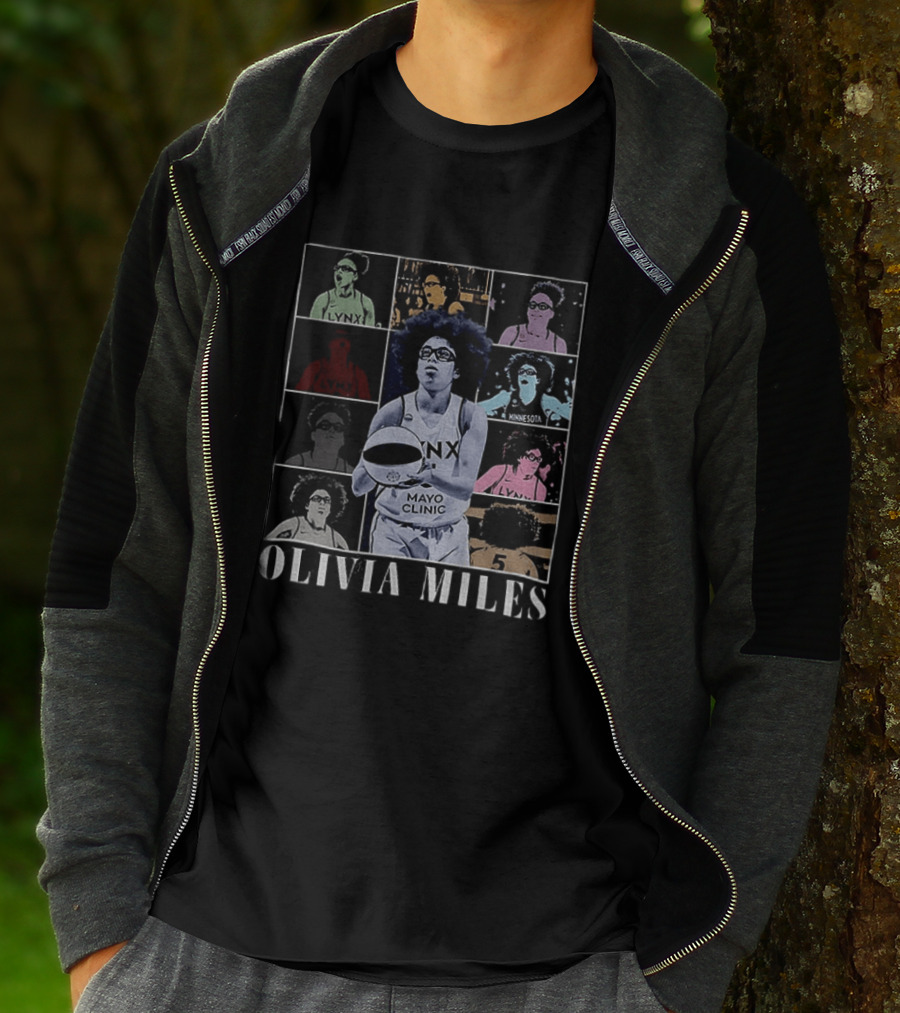 Olivia Miles Minnesota Lynx WNBA Mayo Clinic Basketball The Eras Tour T-Shirt