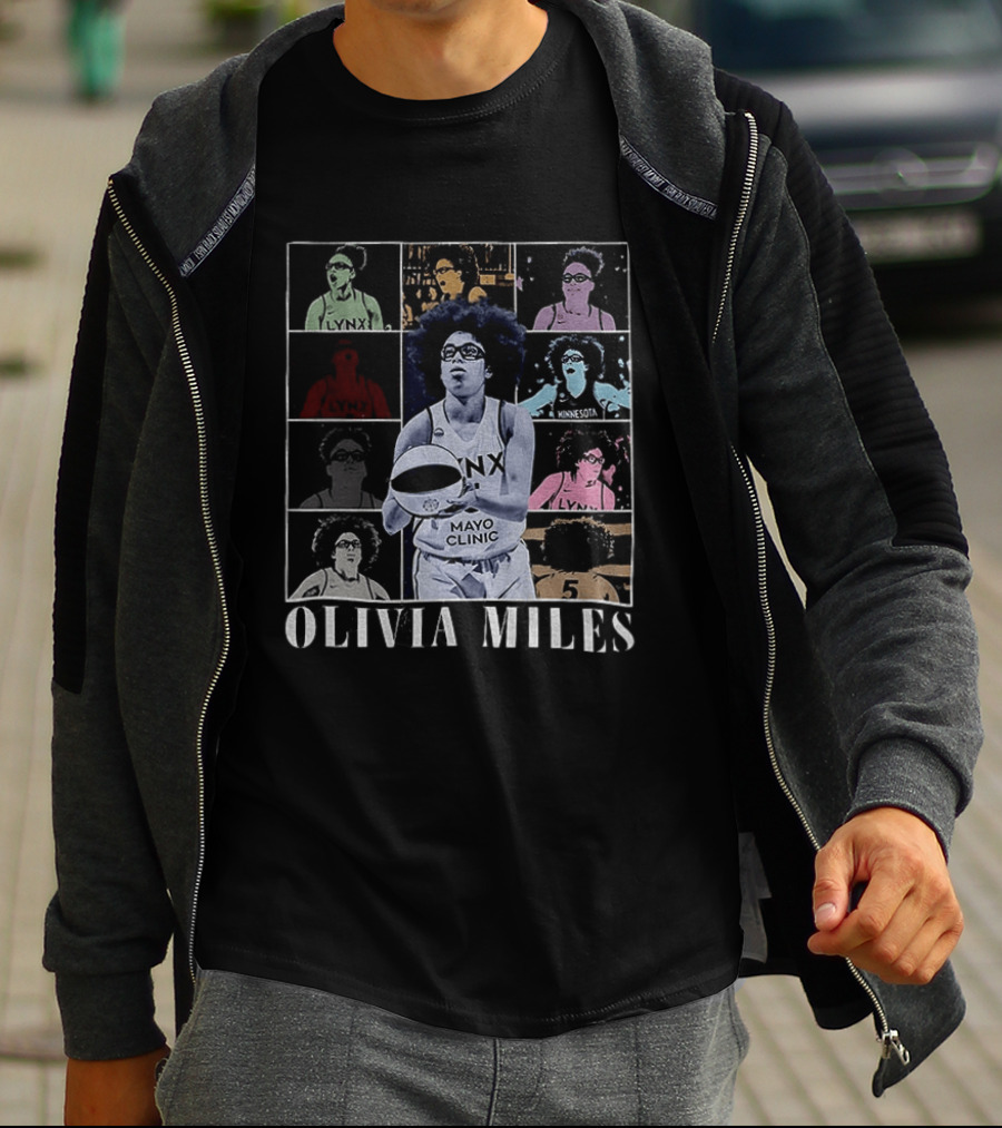 Olivia Miles Minnesota Lynx WNBA Mayo Clinic Basketball The Eras Tour T-Shirt