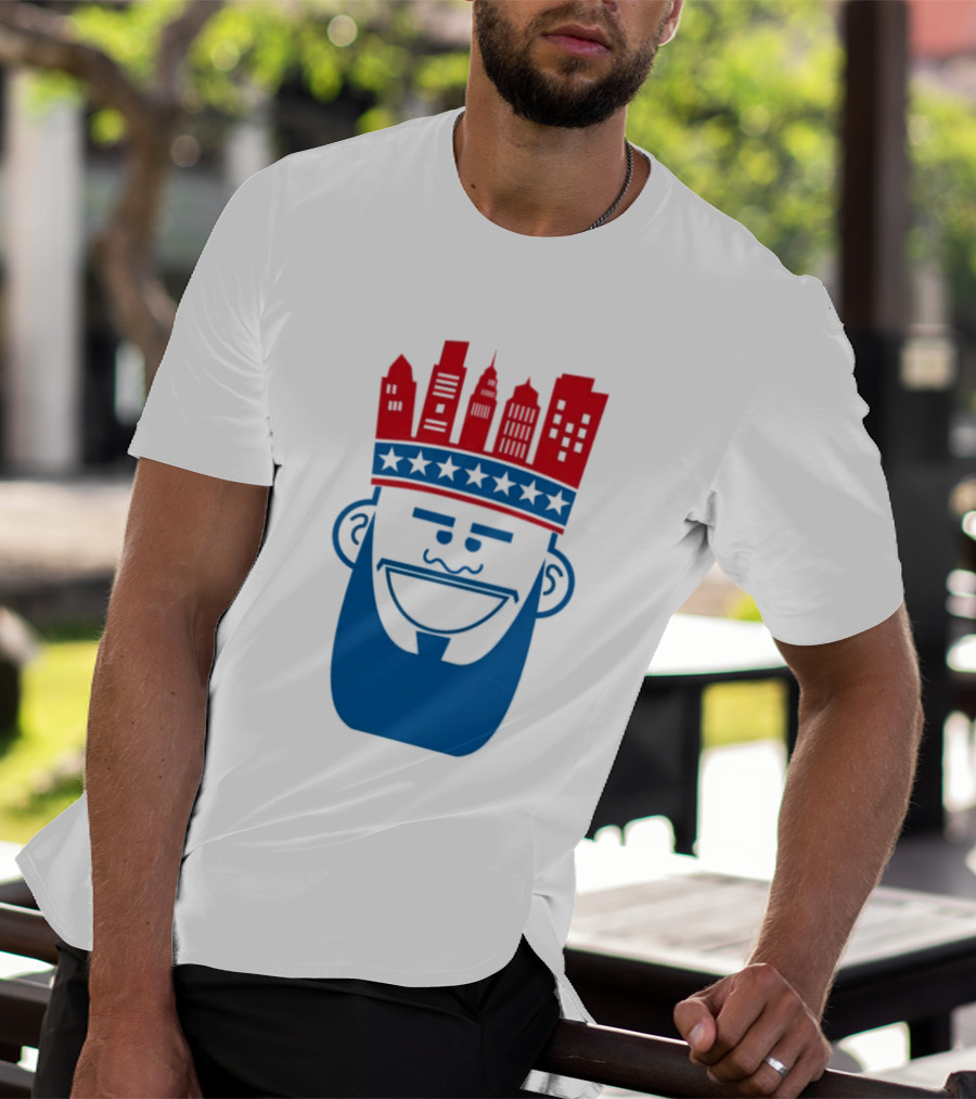 Lebron James Philadelphia 76ers Philly King Skyline Crown T-Shirt