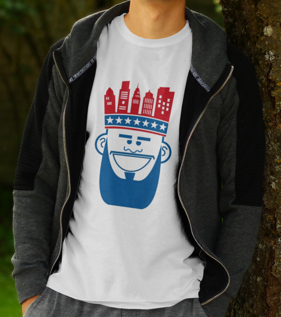 Lebron James Philadelphia 76ers Philly King Skyline Crown T-Shirt